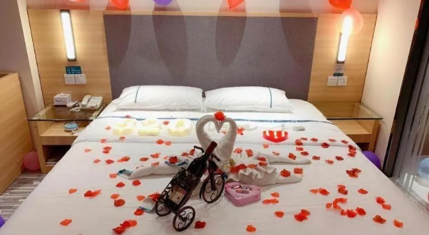 Bed in City Comfort Inn Hefei Anhui Medical University Affiliated Hospital USTC