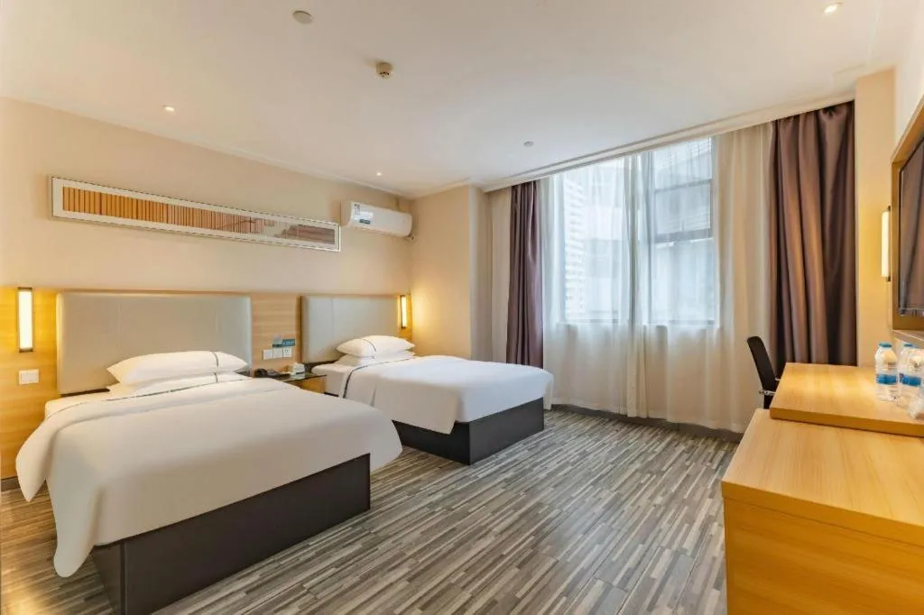 Bed in City Comfort Inn Hefei Anhui Medical University Affiliated Hospital USTC