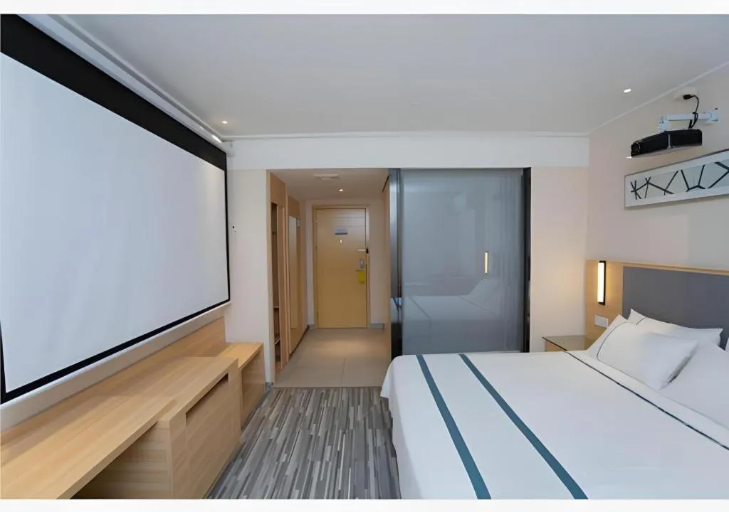 Bed in City Comfort Inn Hefei Anhui Medical University Affiliated Hospital USTC