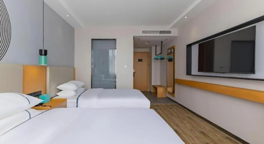 Bed in City Comfort Inn Hefei Anhui Medical University Affiliated Hospital USTC