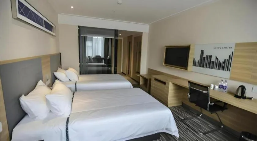 Bed in City Comfort Inn Hefei Anhui Medical University Affiliated Hospital USTC