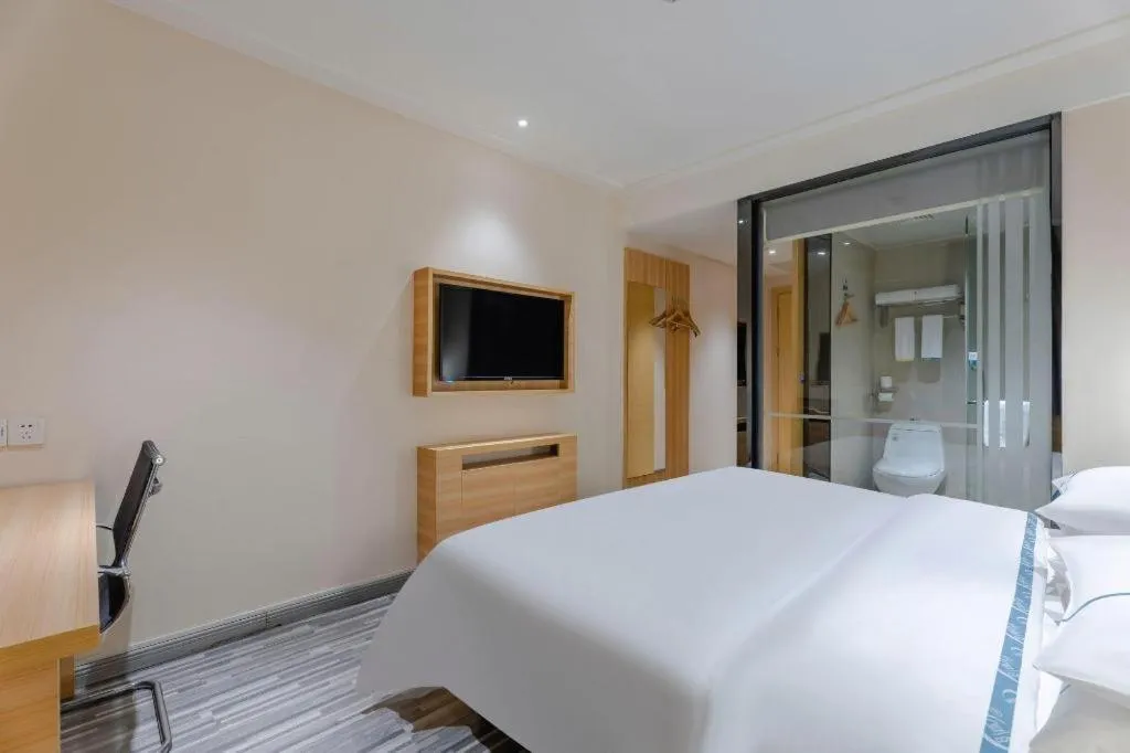 Bed in City Comfort Inn Hefei Anhui Medical University Affiliated Hospital USTC