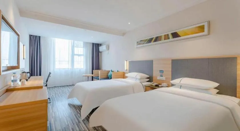 Bed in City Comfort Inn Hefei Anhui Medical University Affiliated Hospital USTC