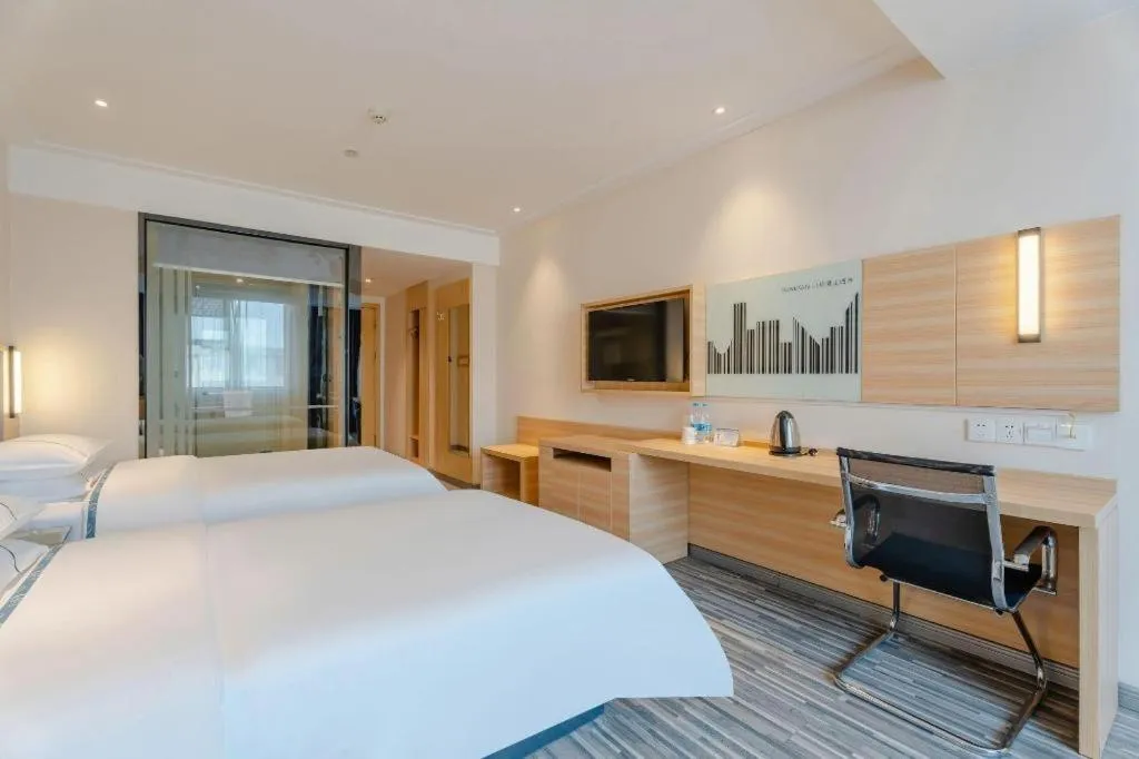 Bed in City Comfort Inn Hefei Anhui Medical University Affiliated Hospital USTC