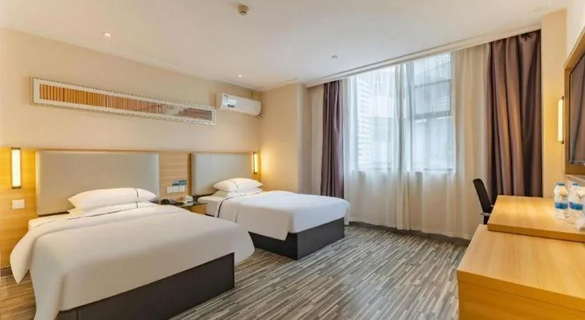 Bed in City Comfort Inn Hefei Anhui Medical University Affiliated Hospital USTC