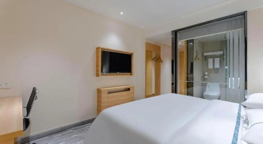 Bed in City Comfort Inn Hefei Anhui Medical University Affiliated Hospital USTC