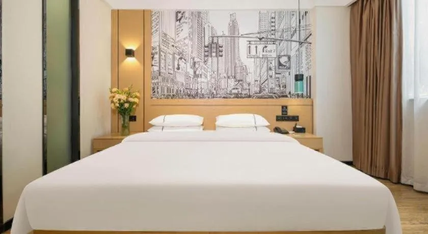 Bed in City Comfort Inn Nanning Jiangnan Wanda Plaza