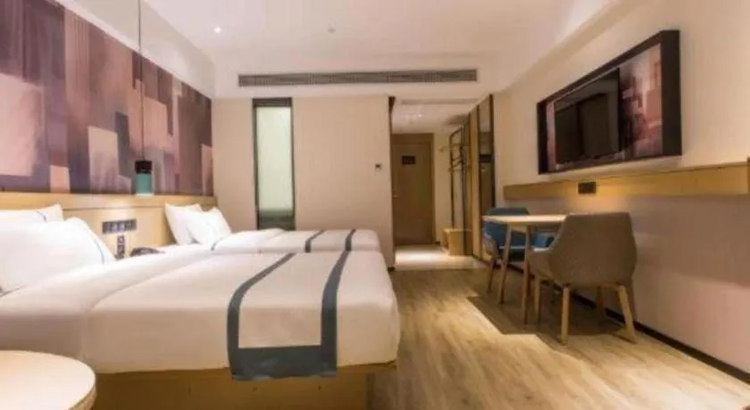 Bed in City Comfort Inn Nanning Jiangnan Wanda Plaza