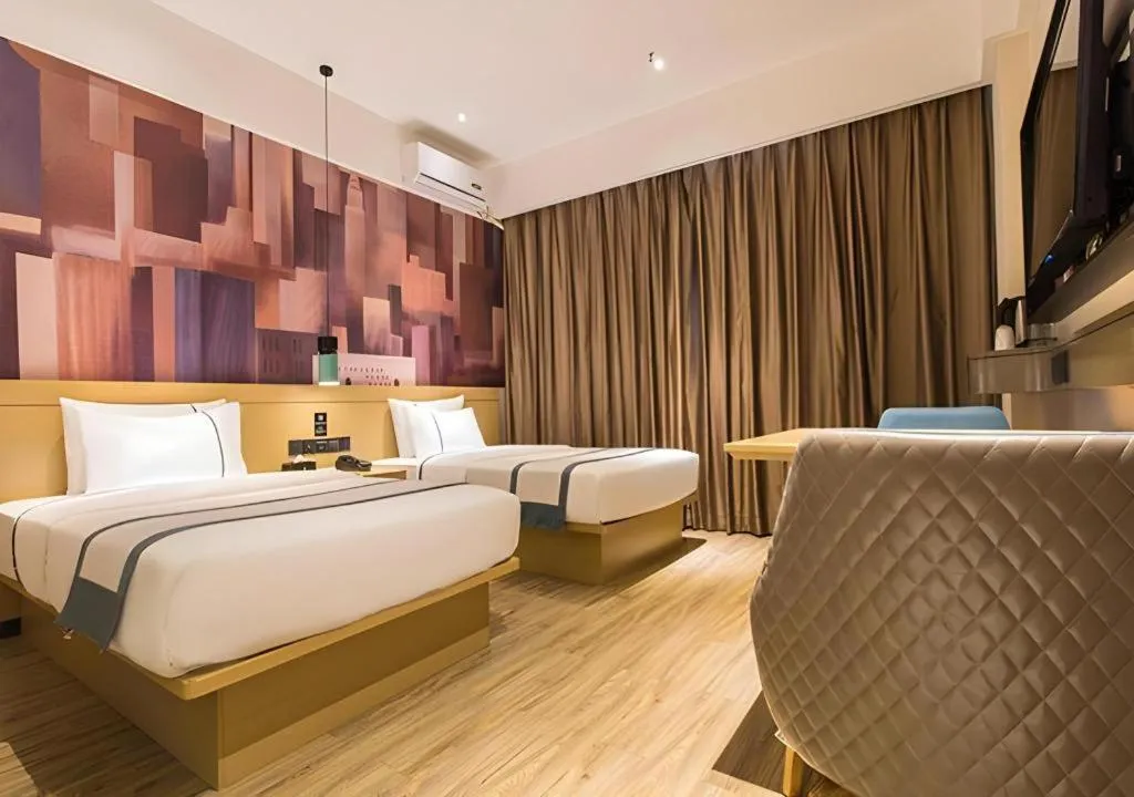 Bed in City Comfort Inn Nanning Jiangnan Wanda Plaza