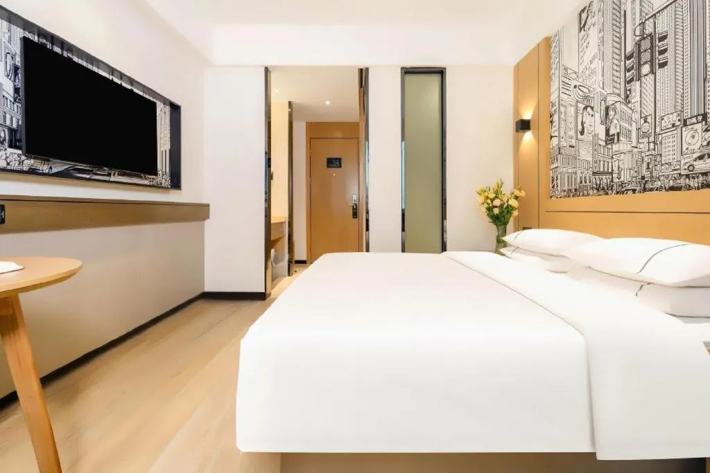 Bed in City Comfort Inn Nanning Jiangnan Wanda Plaza