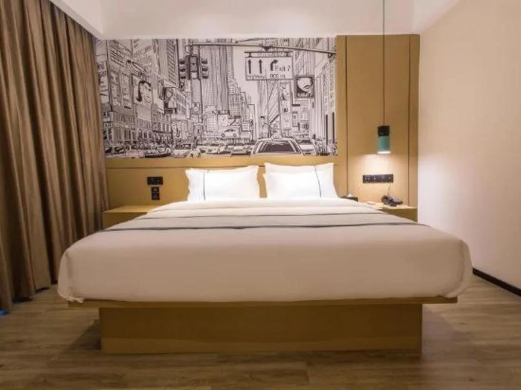 Bed in City Comfort Inn Nanning Jiangnan Wanda Plaza