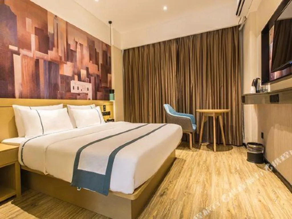 Bed in City Comfort Inn Nanning Jiangnan Wanda Plaza