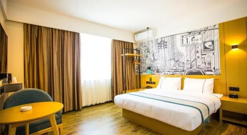 Bed in City Comfort Inn Shangri-La Dukezong Ancient Town Bed in City Comfort Inn Shangri-La Dukezong Ancient Town