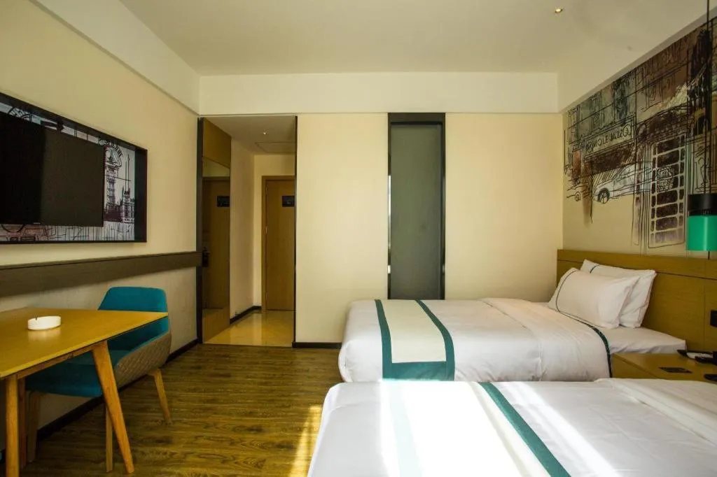 Bed in City Comfort Inn Shangri-La Dukezong Ancient Town