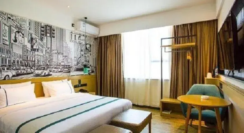 Bed in City Comfort Inn Shangri-La Dukezong Ancient Town Bed in City Comfort Inn Shangri-La Dukezong Ancient Town