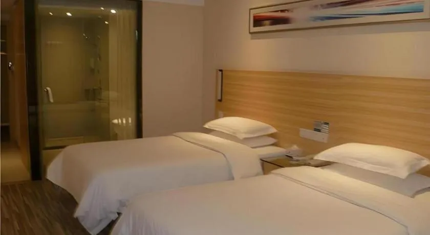 Bed in City Comfort Inn Jingmen Jingshan Passenger Station