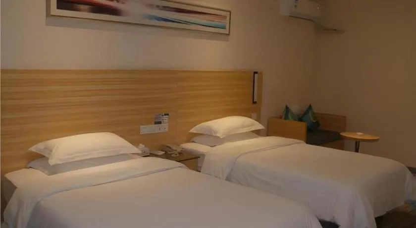 Bed in City Comfort Inn Jingmen Jingshan Passenger Station