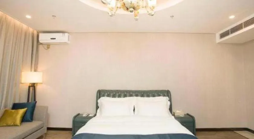 Bed in Echarm Hotel Changchun Jiutai District Government Railway Station