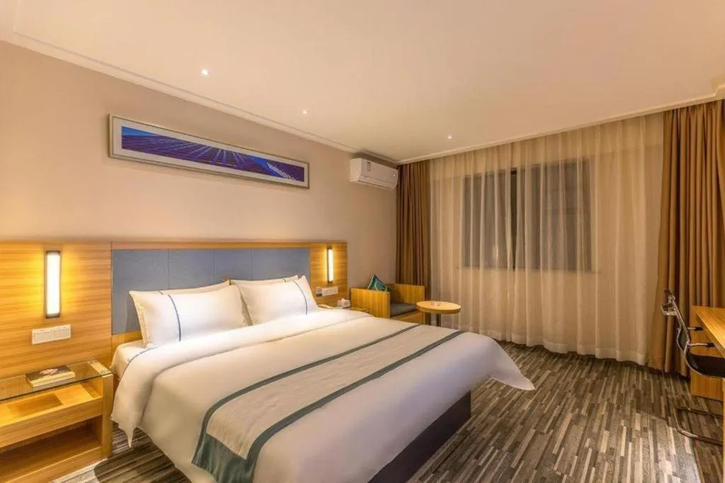 Bed in City Comfort Inn Dujiangyan Municipal Government