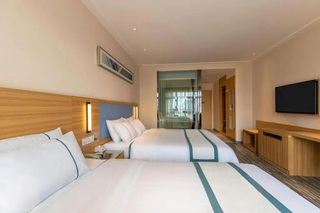 Bed in City Comfort Inn Dujiangyan Municipal Government