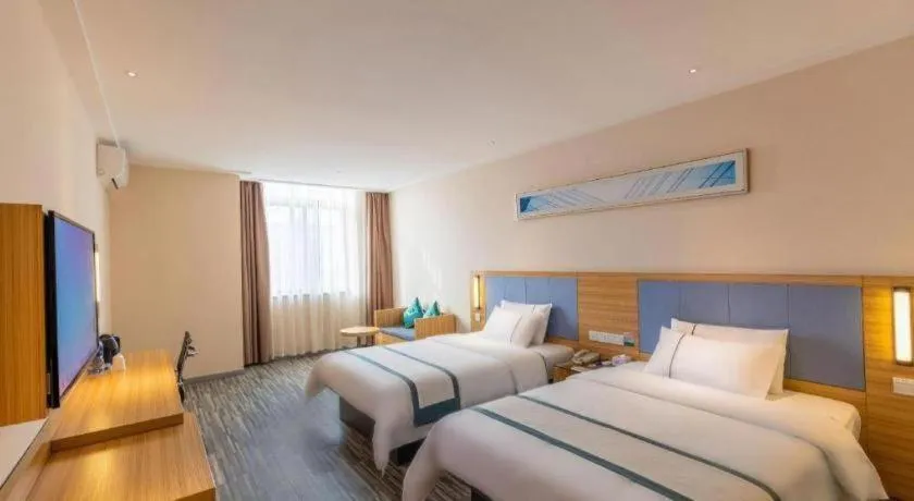 Bed in City Comfort Inn Dujiangyan Municipal Government