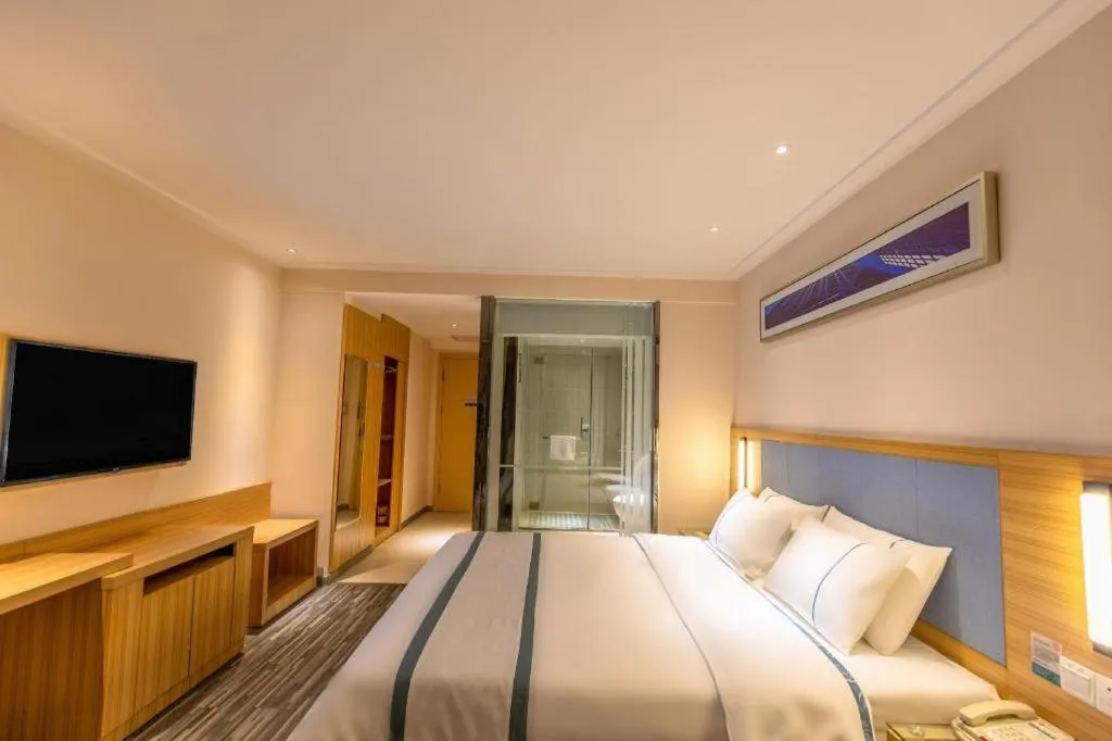 Bed in City Comfort Inn Dujiangyan Municipal Government