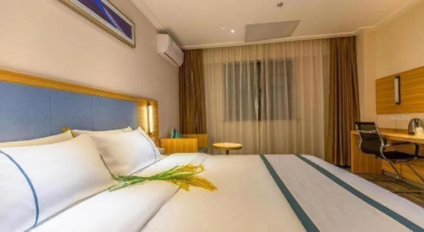 Bed in City Comfort Inn Dujiangyan Municipal Government