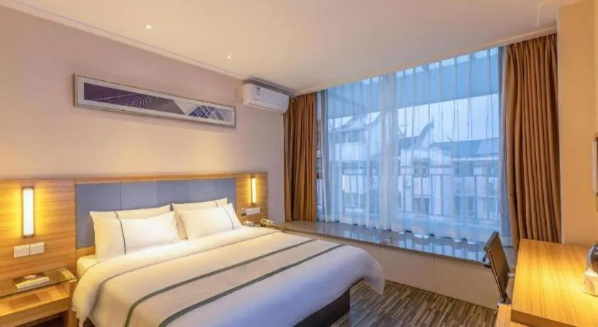 Bed in City Comfort Inn Dujiangyan Municipal Government