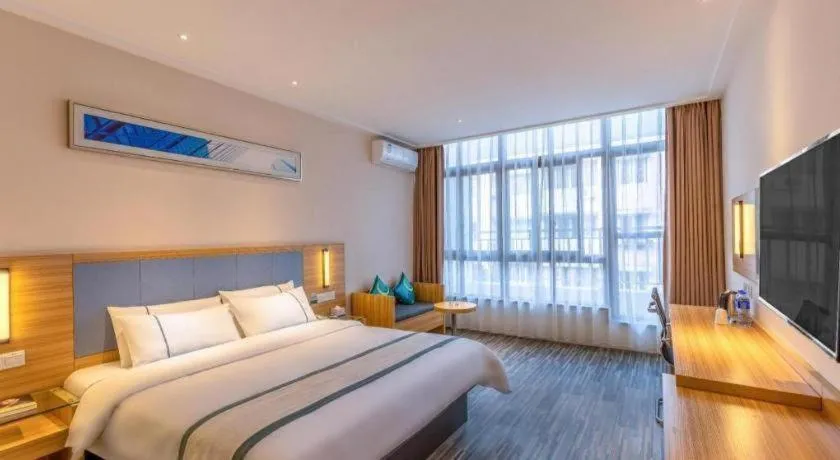 Bed in City Comfort Inn Dujiangyan Municipal Government