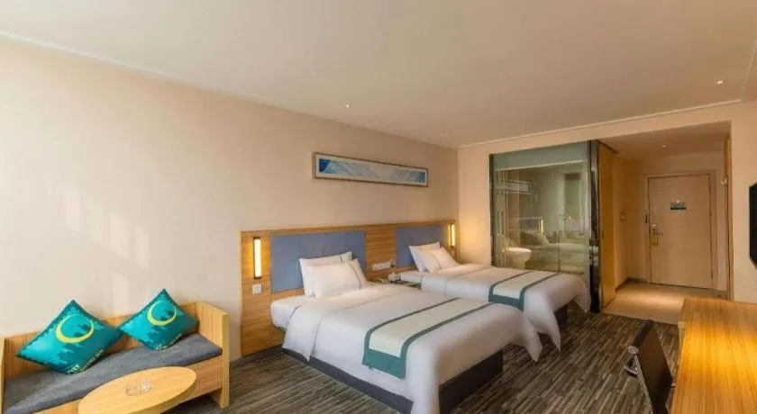 Bed in City Comfort Inn Dujiangyan Municipal Government