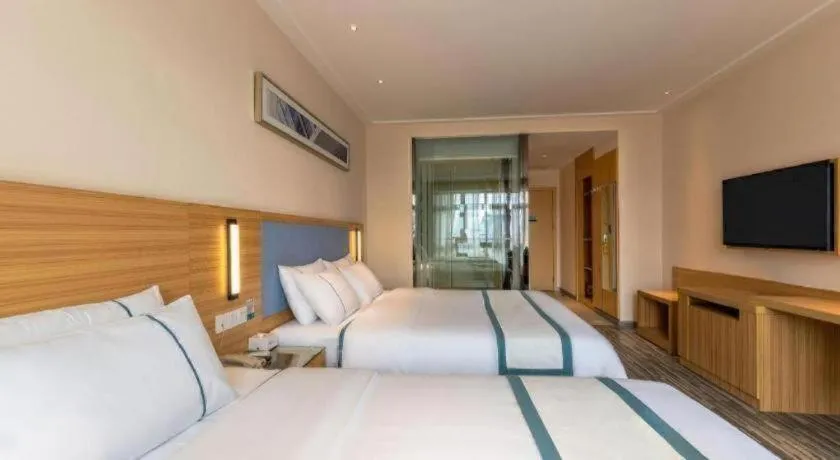 Bed in City Comfort Inn Dujiangyan Municipal Government