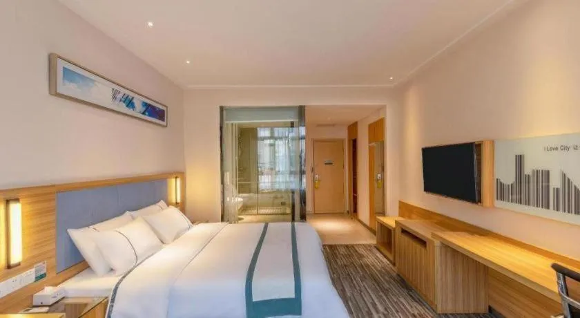 Bed in City Comfort Inn Dujiangyan Municipal Government