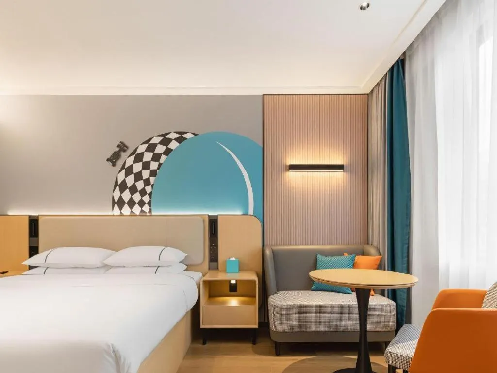 Bed in City Comfort Inn Wuhan Dream Times Baotong Temple Metro Station