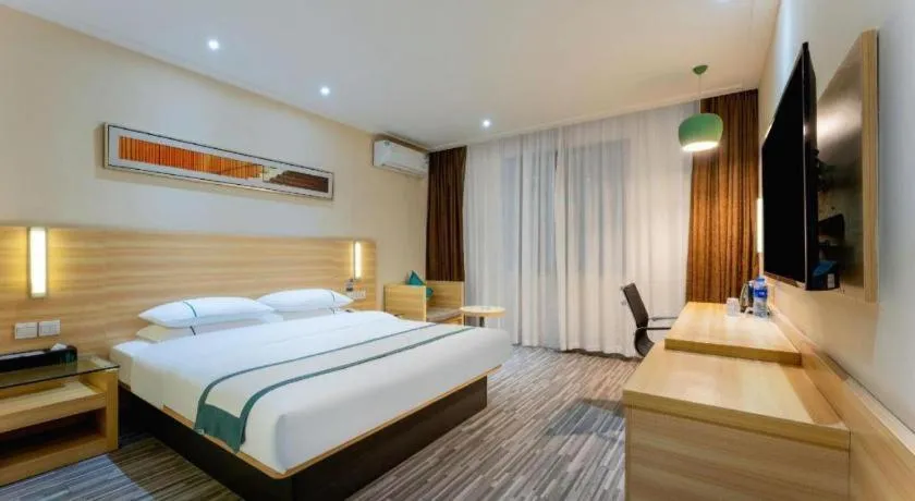 Bed in City Comfort Inn Suizhou Lieshan Avenue
