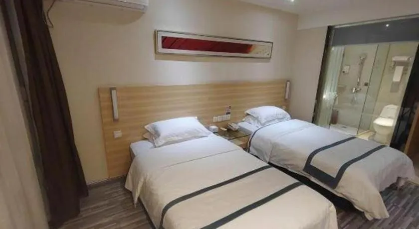 Bed in City Comfort Inn Suizhou Lieshan Avenue