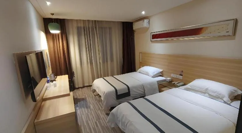 Bed in City Comfort Inn Suizhou Lieshan Avenue