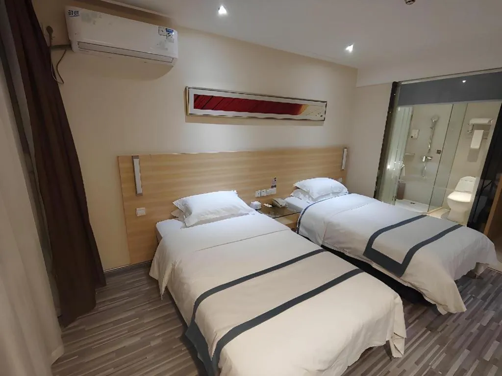Bed in City Comfort Inn Suizhou Lieshan Avenue