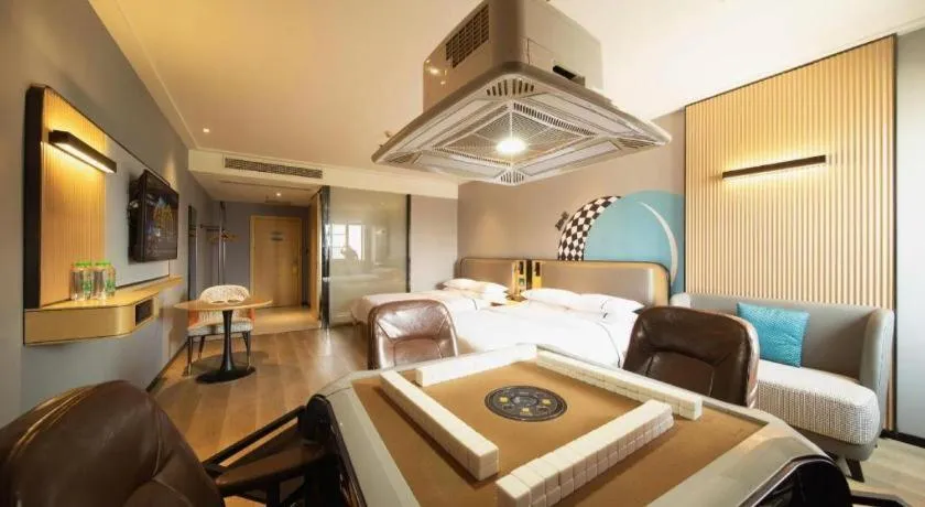 Bed in City Comfort Inn Huangshi Yangxin Mingyuewan Park