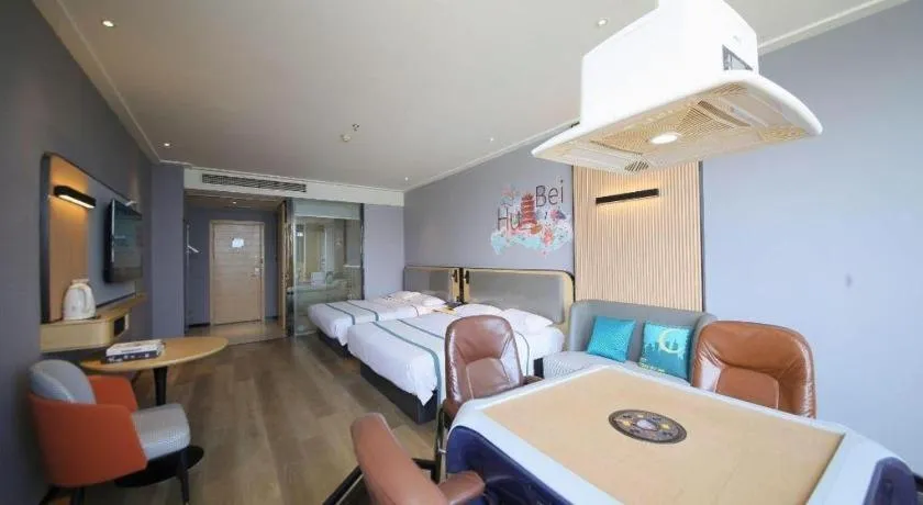 Bed in City Comfort Inn Huangshi Yangxin Mingyuewan Park