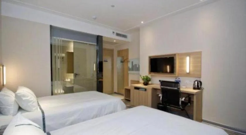 Bed in City Comfort Inn Hefei Binhu Wanda Plaza