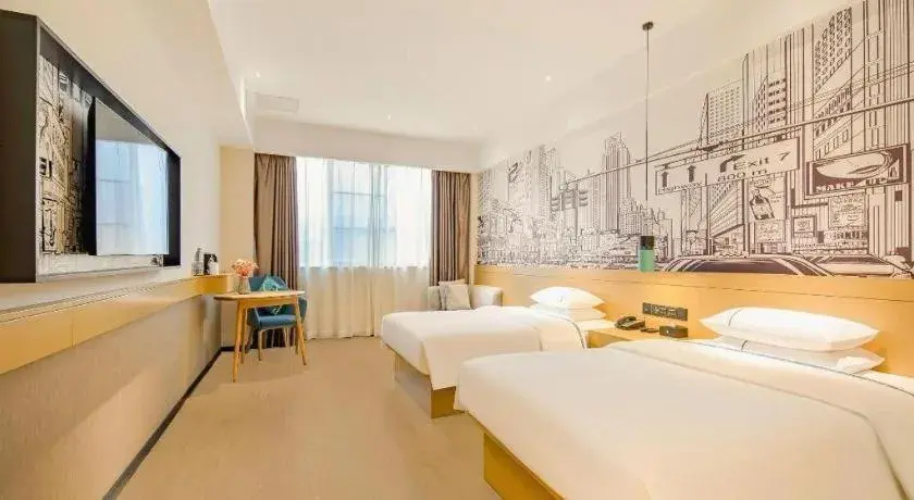 Bed in City Comfort Inn Zhaoqing Qixingyan Yihua Plaza Agile City Bed in City Comfort Inn Zhaoqing Qixingyan Yihua Plaza Agile City