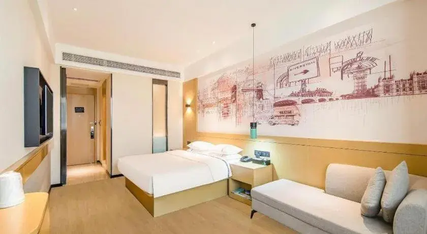 Bed in City Comfort Inn Zhaoqing Qixingyan Yihua Plaza Agile City Bed in City Comfort Inn Zhaoqing Qixingyan Yihua Plaza Agile City