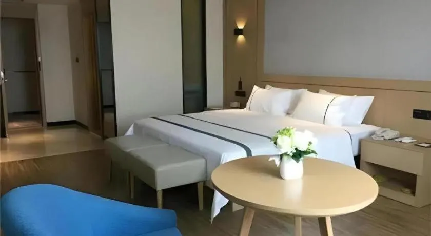 Bed in City Comfort Inn Guilin Yangshuo Shili Hualang Qianguqing