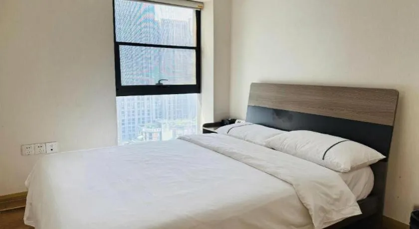 Bed in City Comfort Inn Wuhan International Expo Center Yongwang