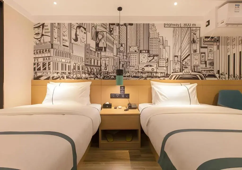 Bed in City Comfort Inn Wuhan International Expo Center Yongwang Bed in City Comfort Inn Wuhan International Expo Center Yongwang