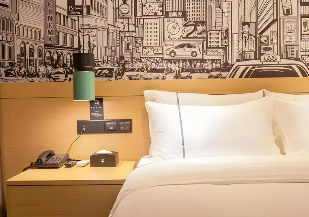 Bed in City Comfort Inn Wuhan International Expo Center Yongwang Bed in City Comfort Inn Wuhan International Expo Center Yongwang