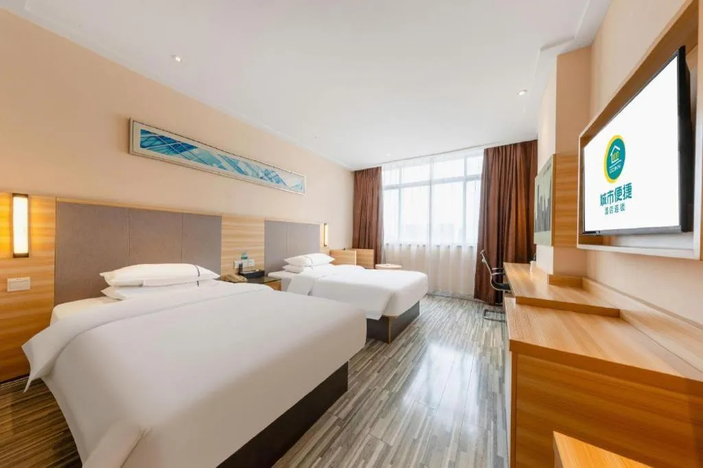 Bed in City Comfort Inn Zhanjiang South Zhenchuan Avenue