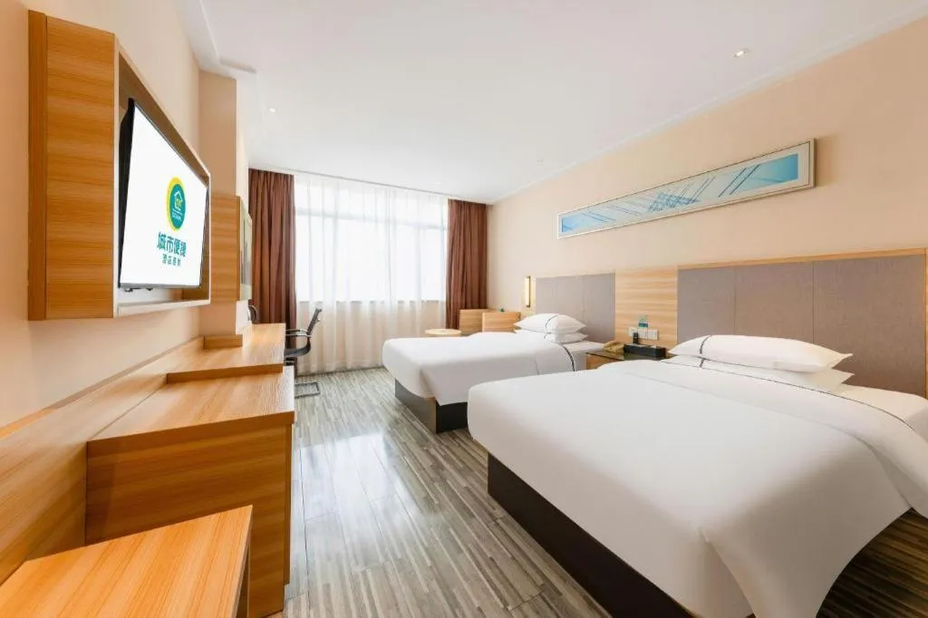 Bed in City Comfort Inn Zhanjiang South Zhenchuan Avenue