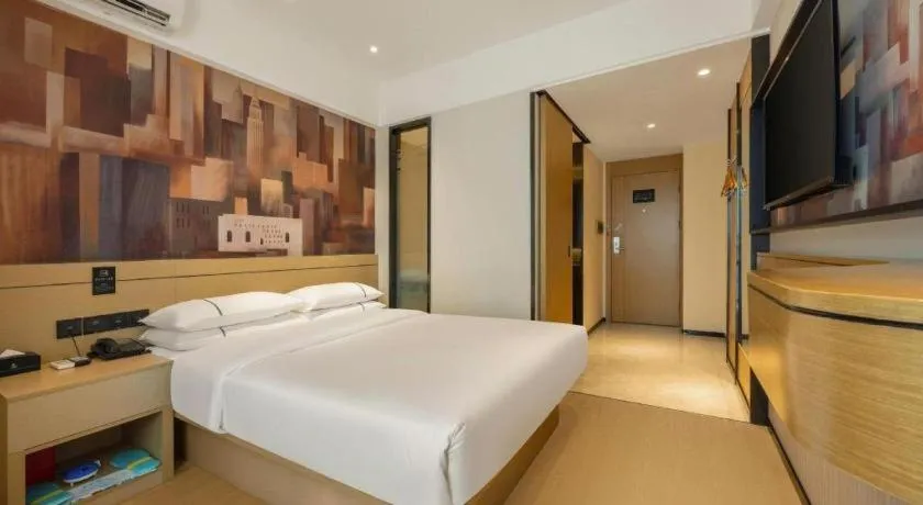 Bed in City Comfort Inn Nanning Xiangsi Lake Gaoxin Avenue