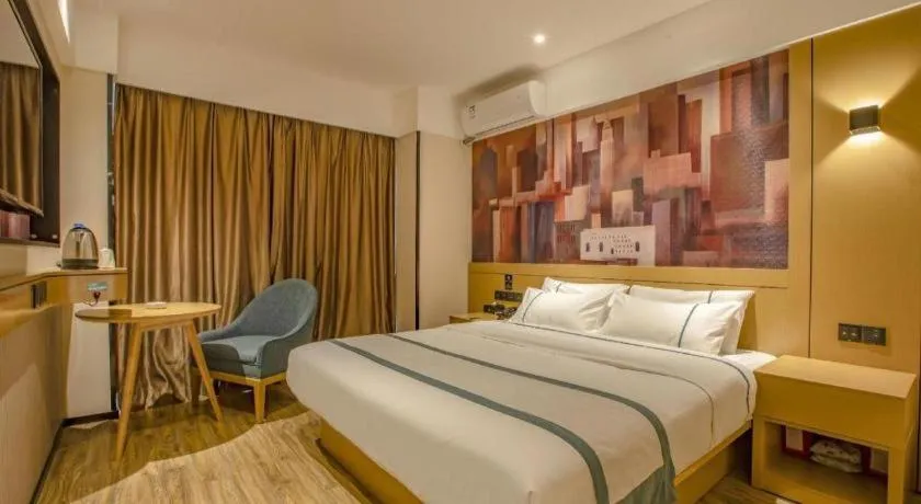 Bed in City Comfort Inn Nanning Xiangsi Lake Gaoxin Avenue